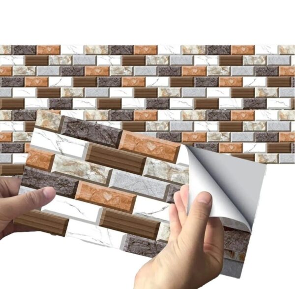 48 Pcs Brownish Wall Stickers