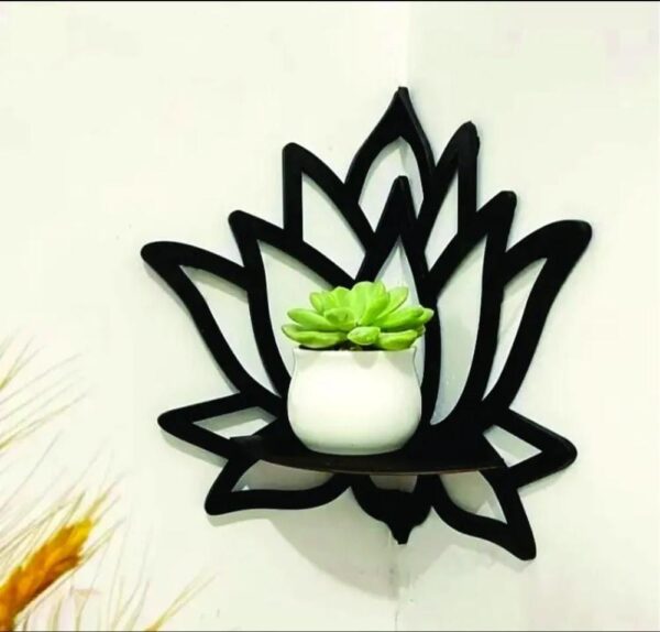 3 Pcs Lotus Shaped Wall Shelf - Image 4