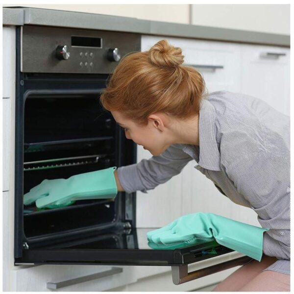 Washing Gloves, Silicone Dish Washer, Hand Gloves For Cleaning - Image 7